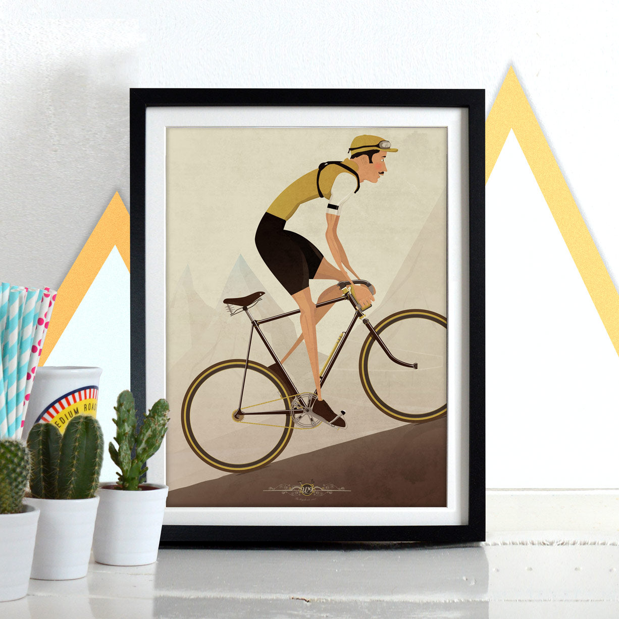 bike-themed home decor.