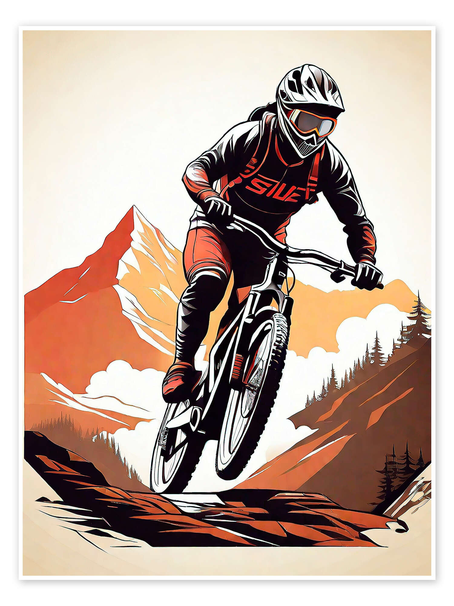 bike wall art