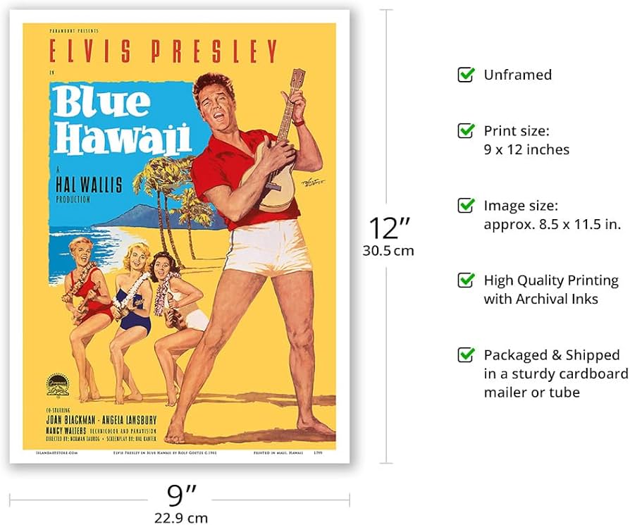 blue hawaii poster 0027