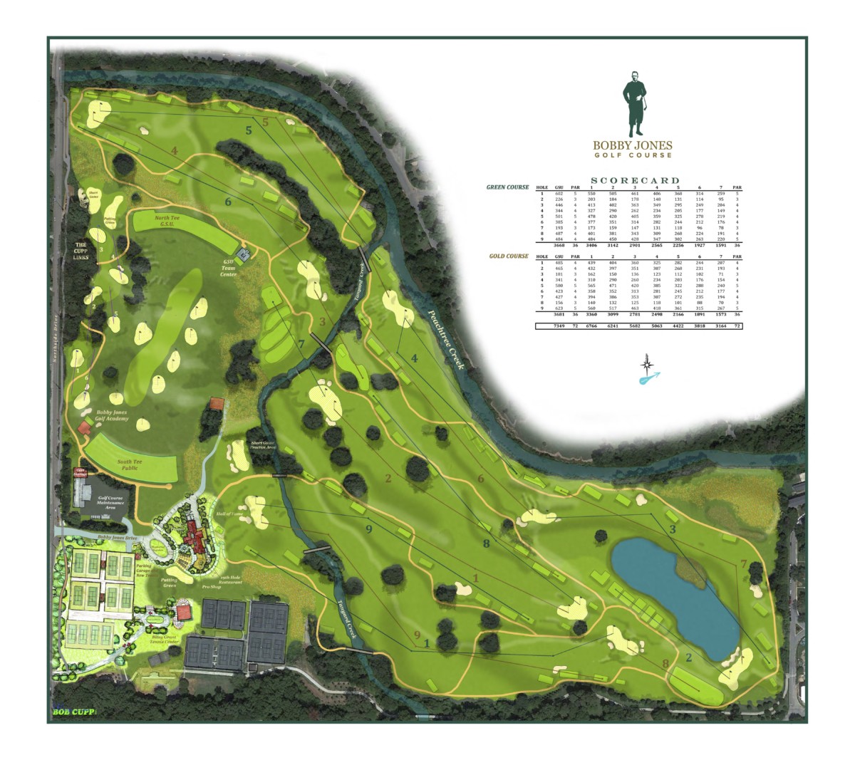 Bobby Jones Golf Course features images