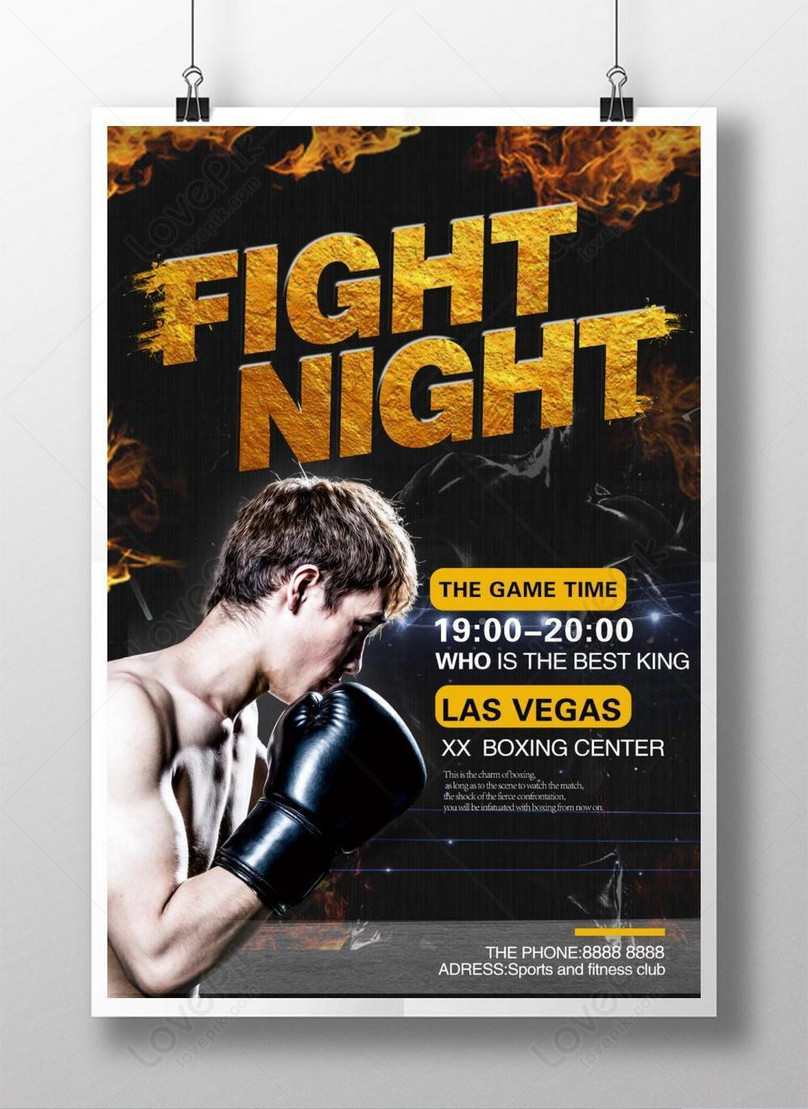 boxing event posters 0025