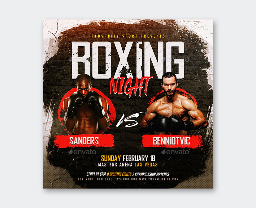 boxing event posters 0029