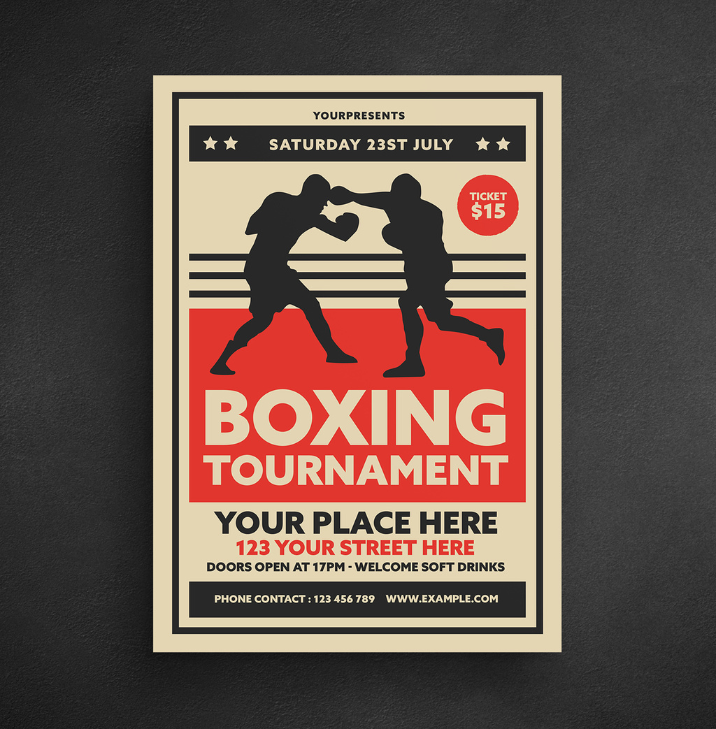 boxing event posters 0038