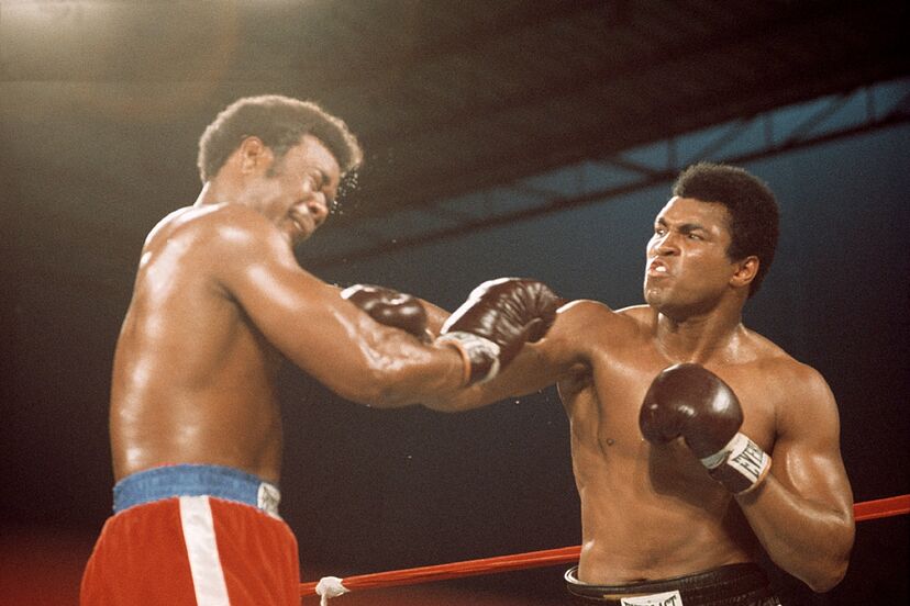 boxing legends Ali vs Foreman