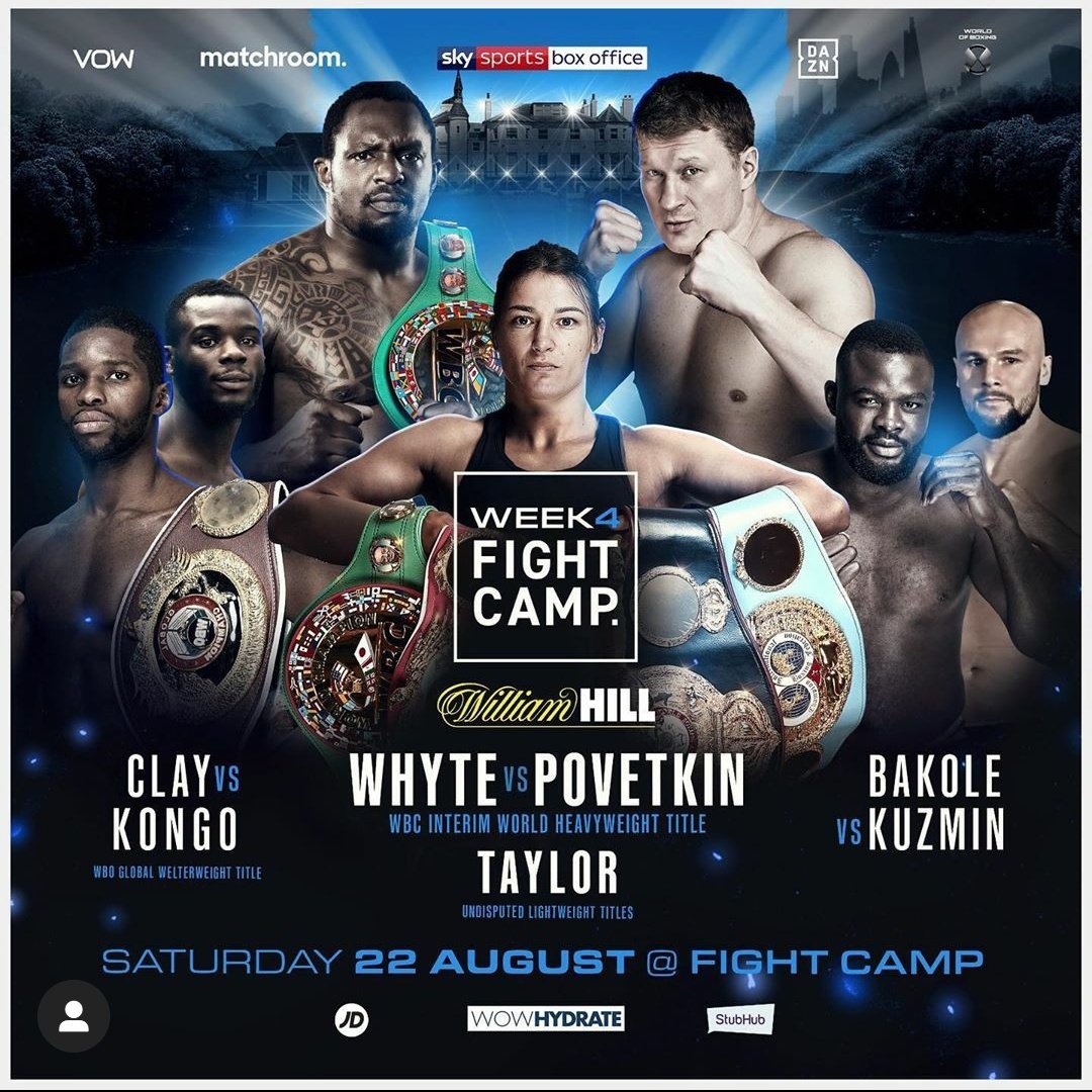 boxing promotion graphics