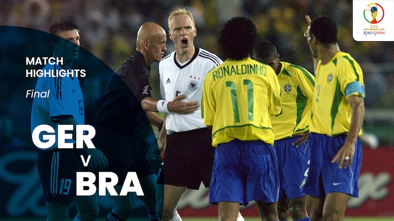 Brazil vs Germany 2002 team lineup