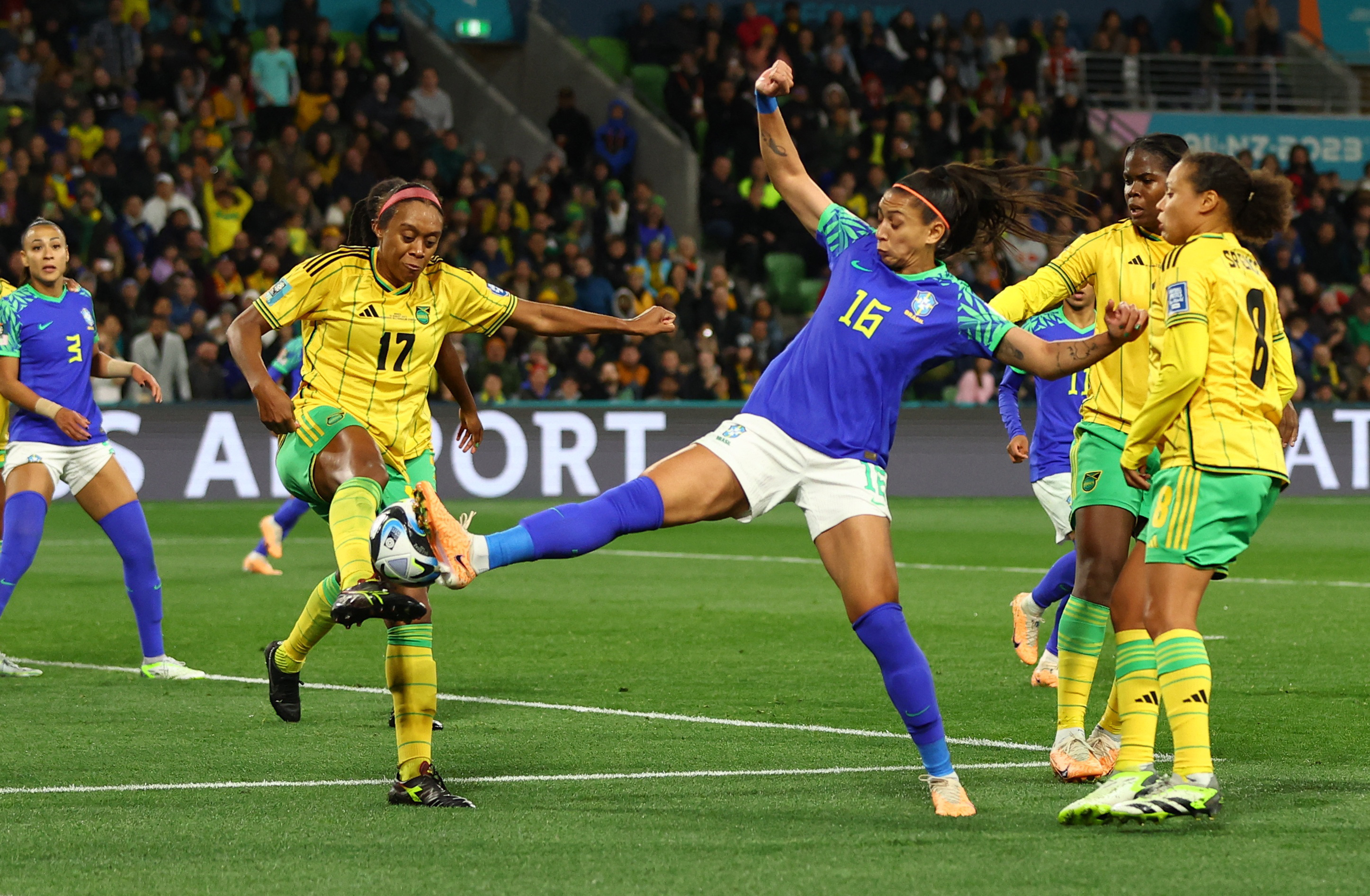 Brazil vs Jamaica player stats