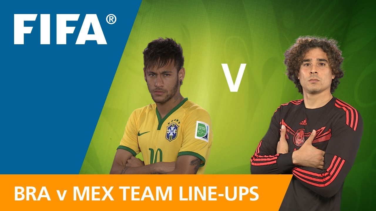 Brazil vs Mexico 2014 goals