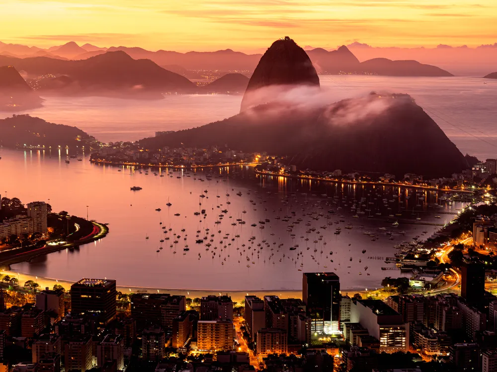 Brazilian athletes in action