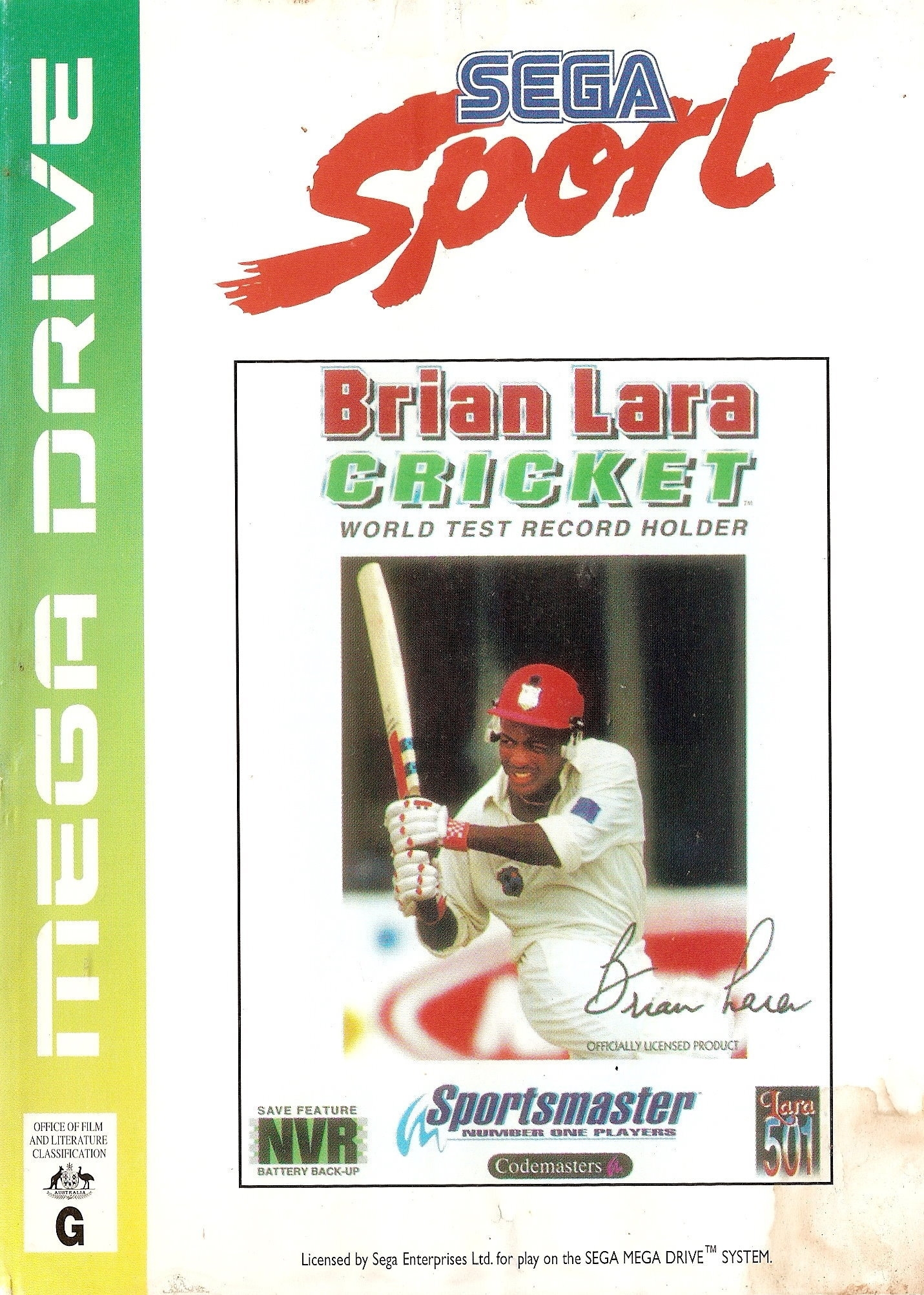 brian lara 501 0043