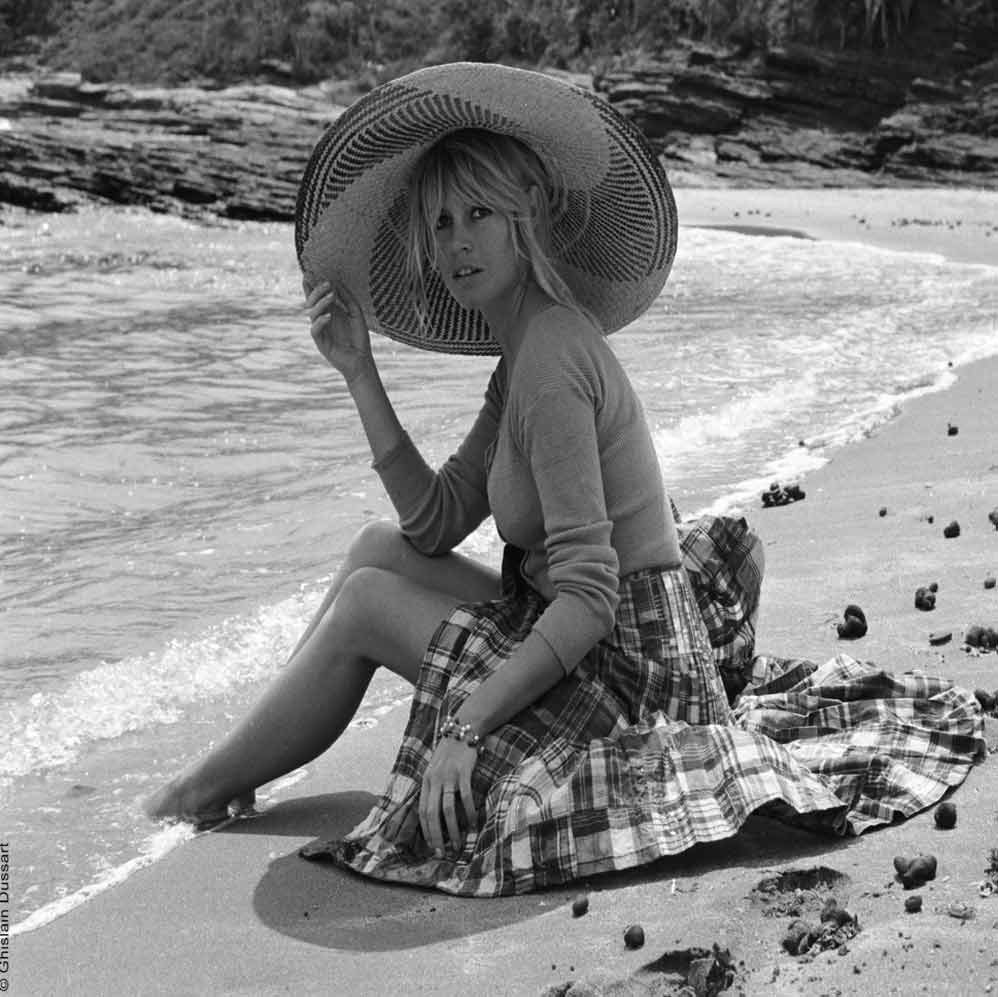Brigitte Bardot iconic beach moments