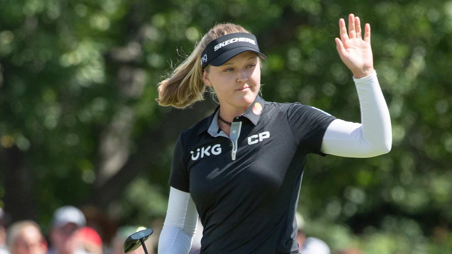 Brooke Henderson stylish swimwear