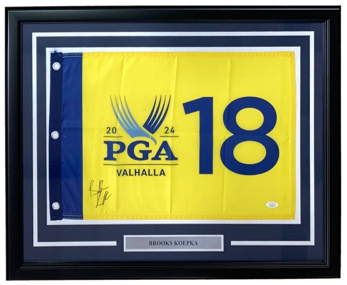 Brooks Koepka autograph events.