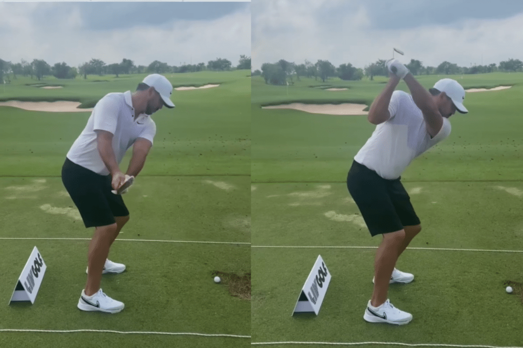 brooks koepka swing video