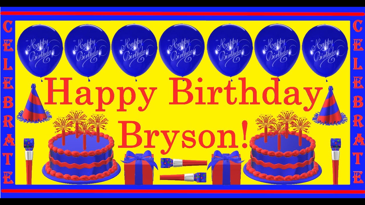 Bryson birthday pictures