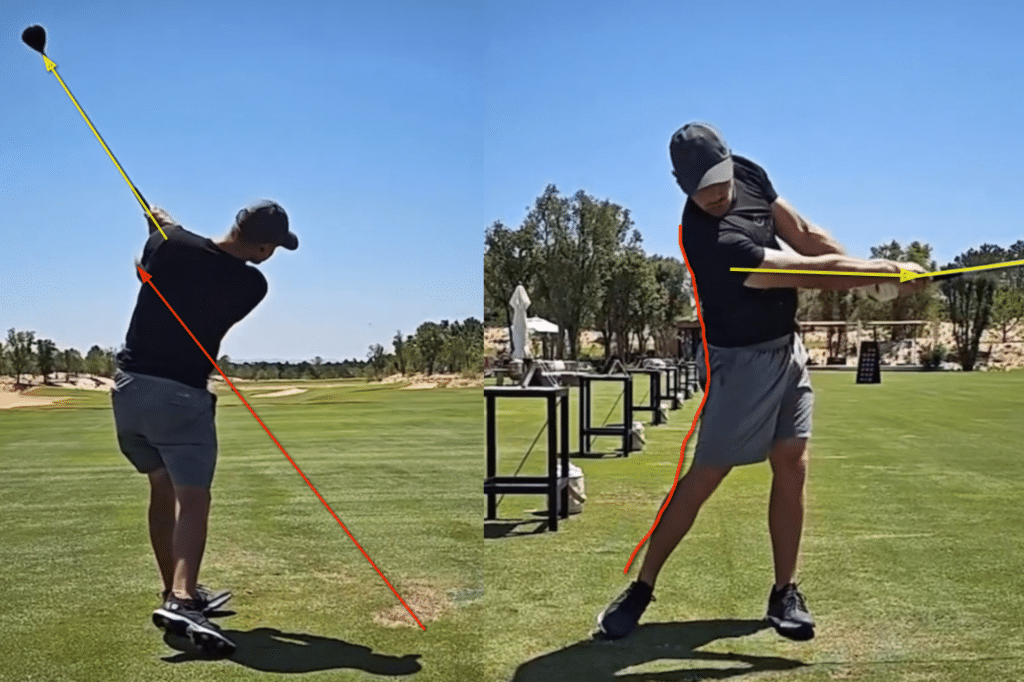 Bryson DeChambeau backswing sequence