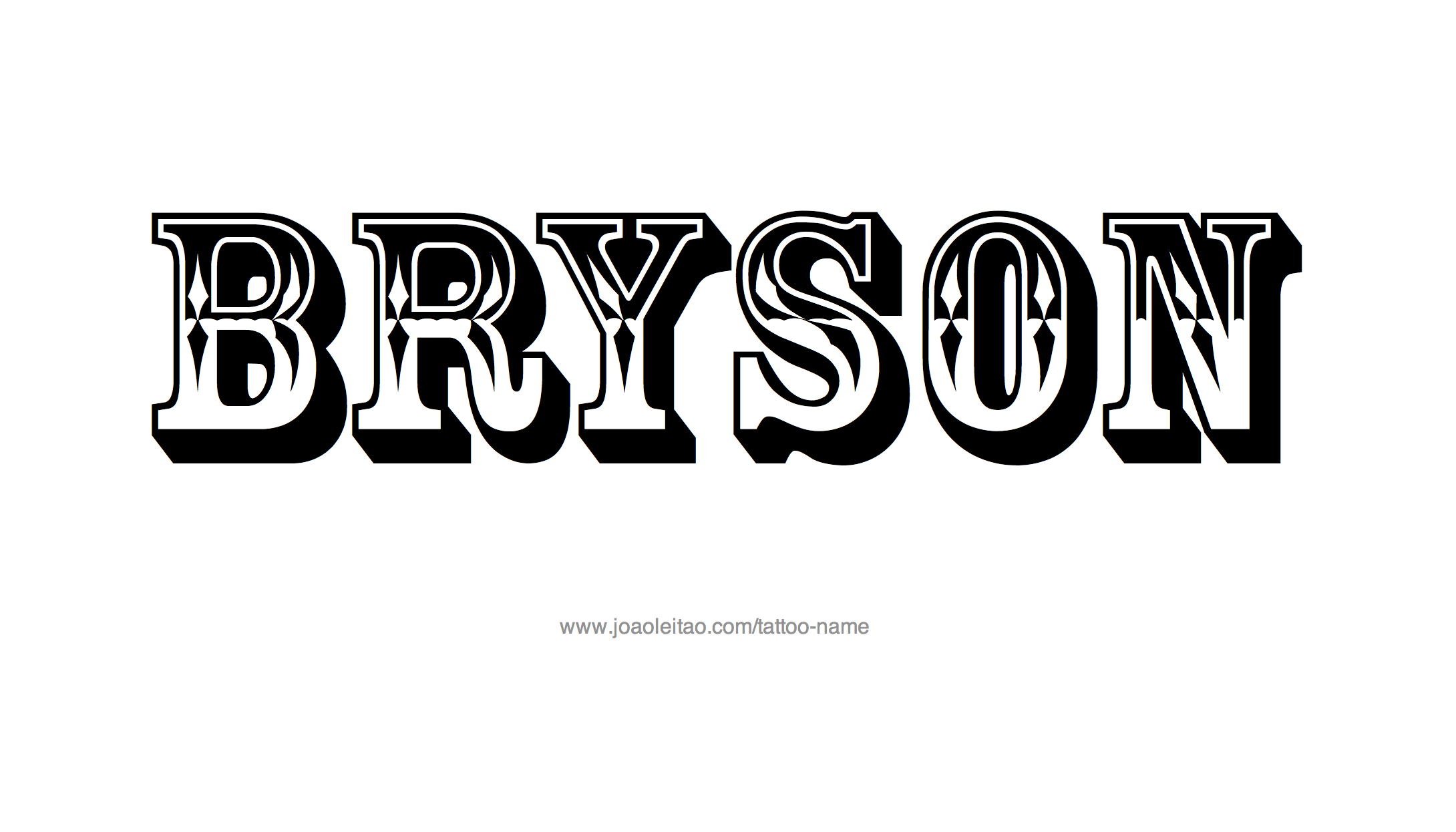 bryson name wallpaper 0019