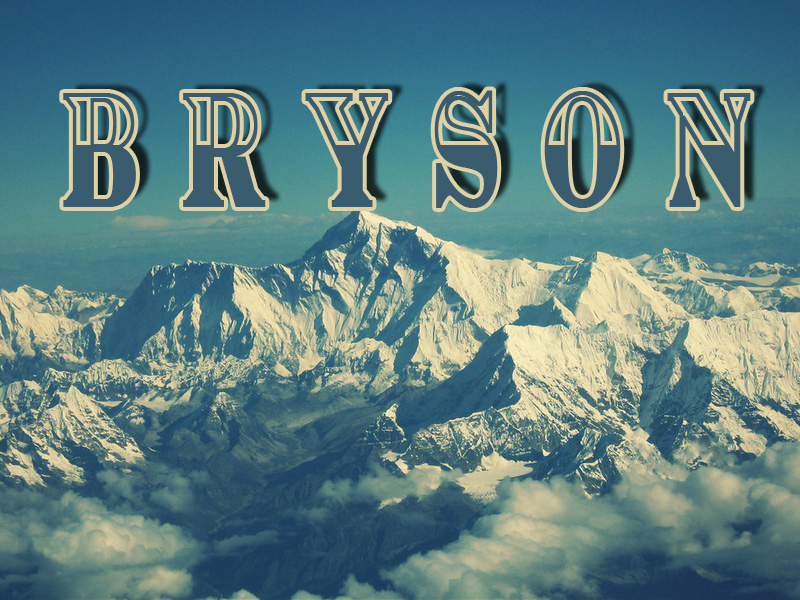 bryson name wallpaper 0023