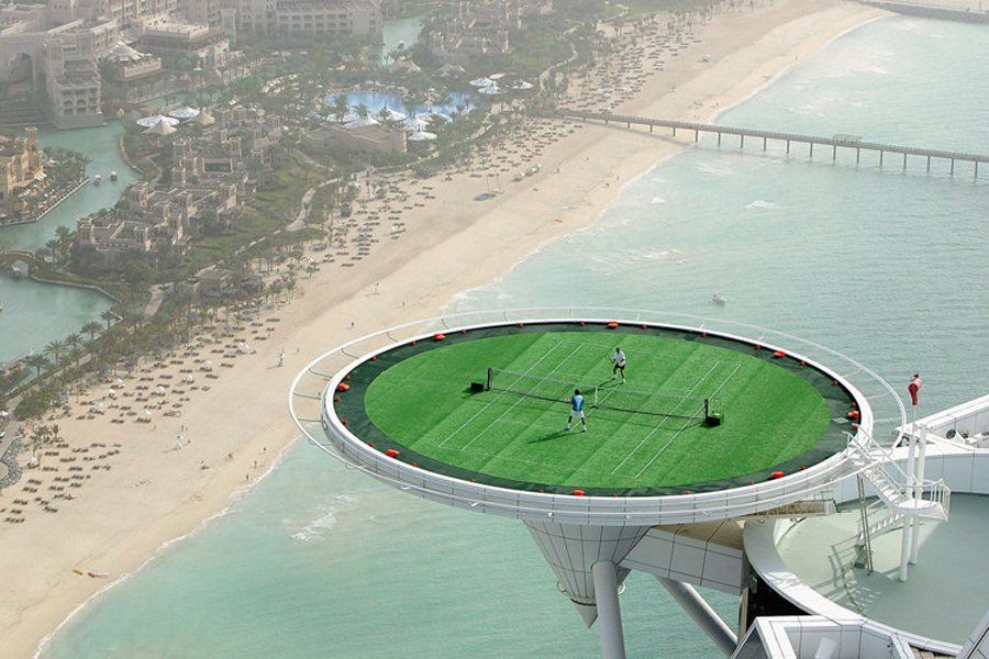 burj al arab hotel tennis court 0016
