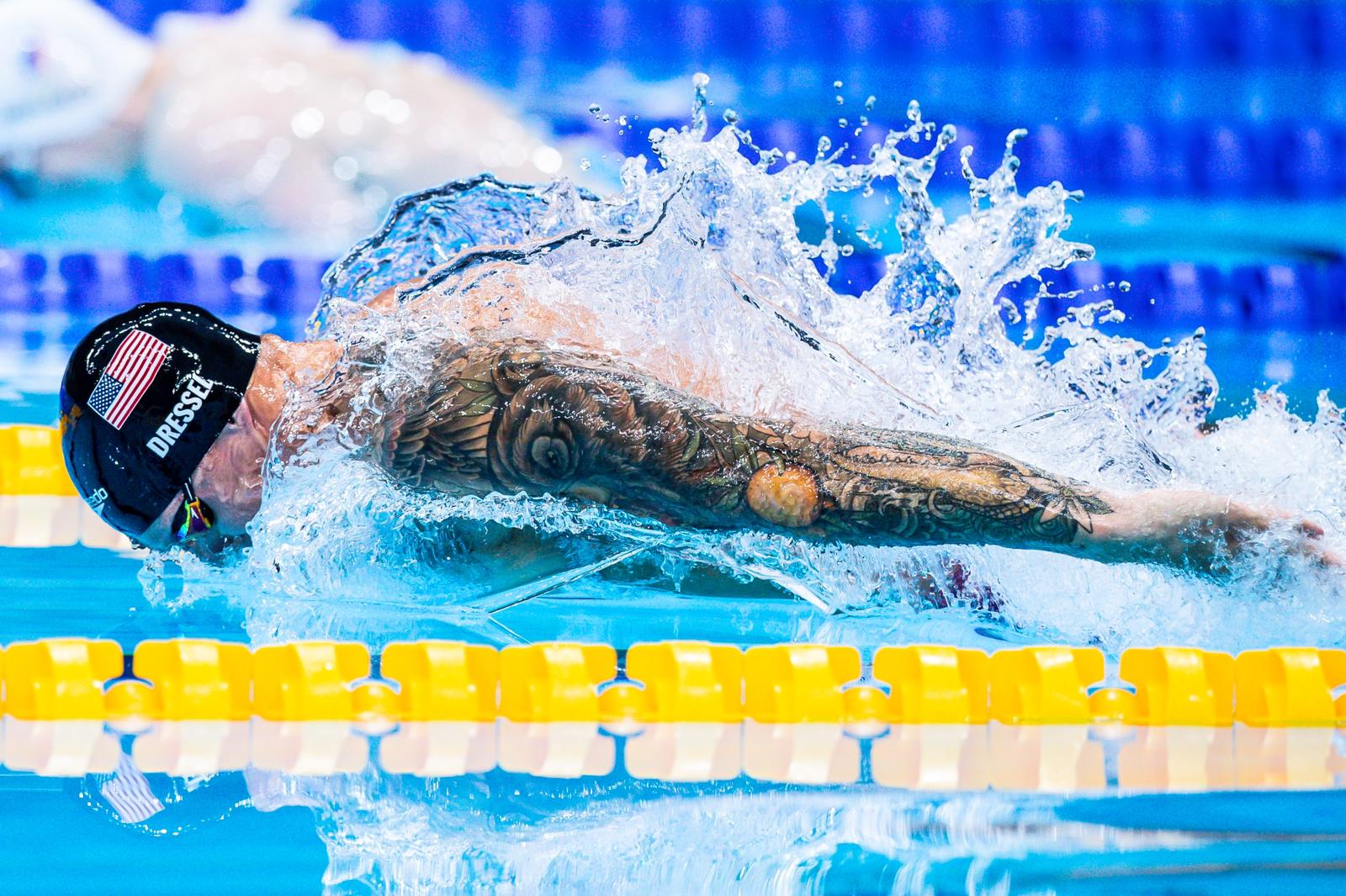 Caeleb Dressel training