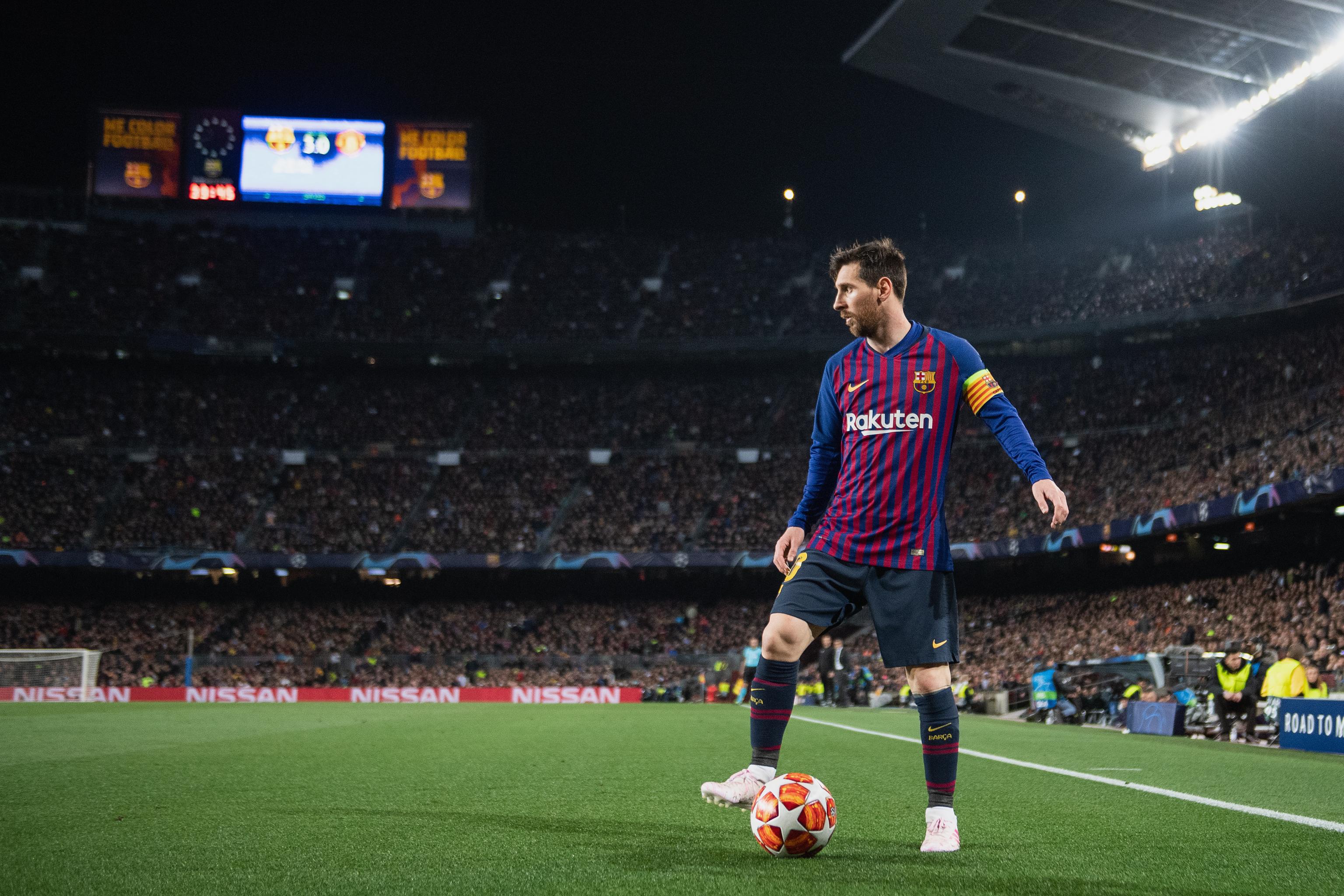 Camp Nou history Messi