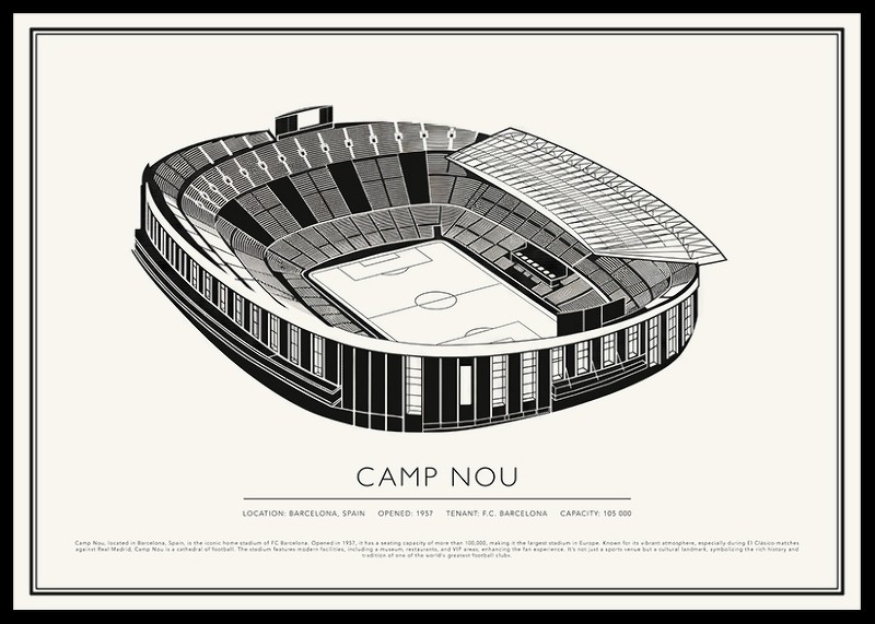 Camp Nou wall decor