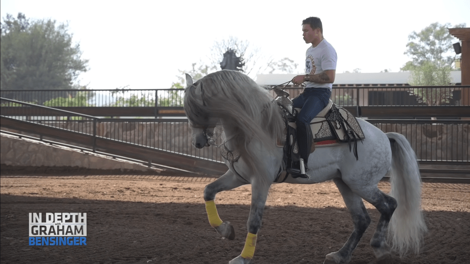 Canelo Alvarez equestrian