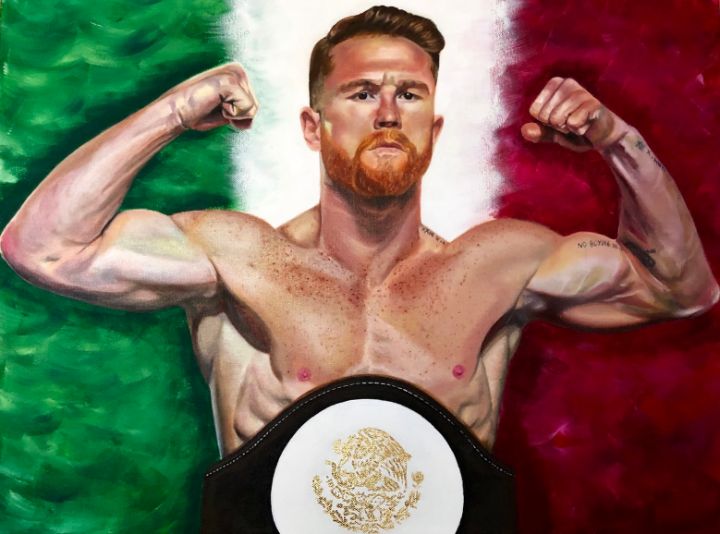 Canelo boxing artwork
