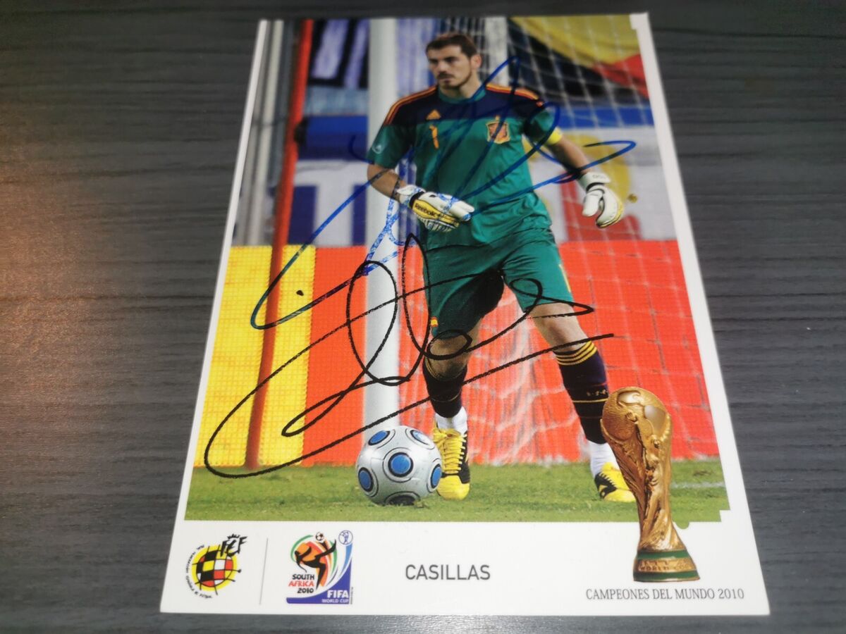 Casillas iconic celebrations.