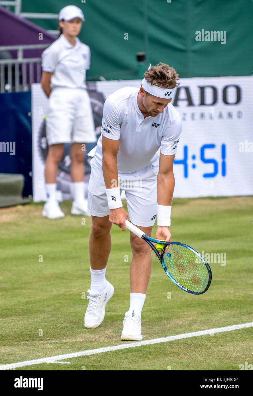 Casper Ruud serving strategy