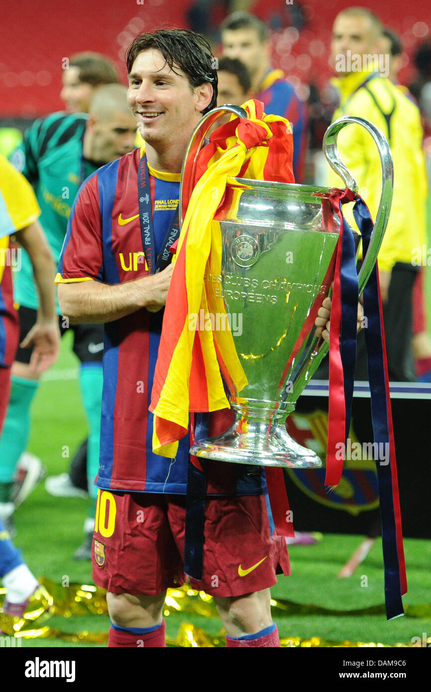 champions league memories with messi.