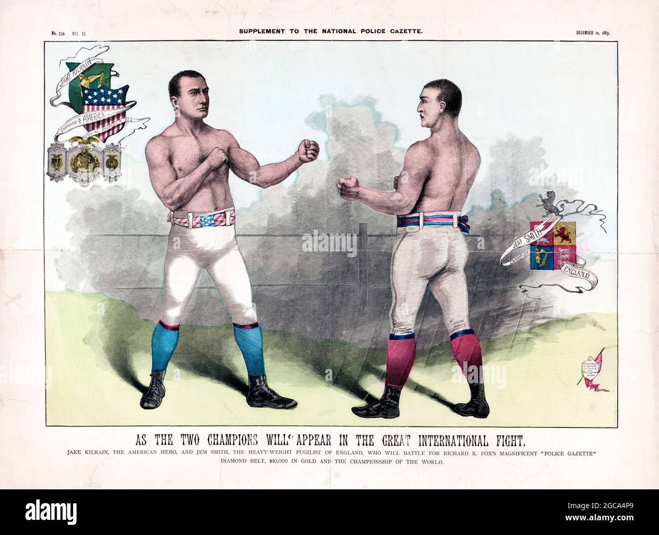 championship boxing prints
