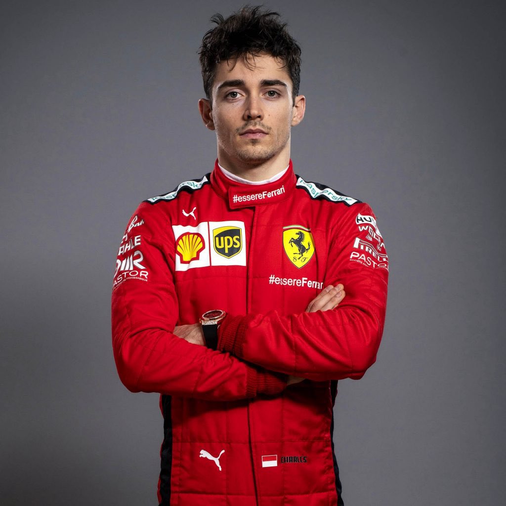 Charles Leclerc racing photos
