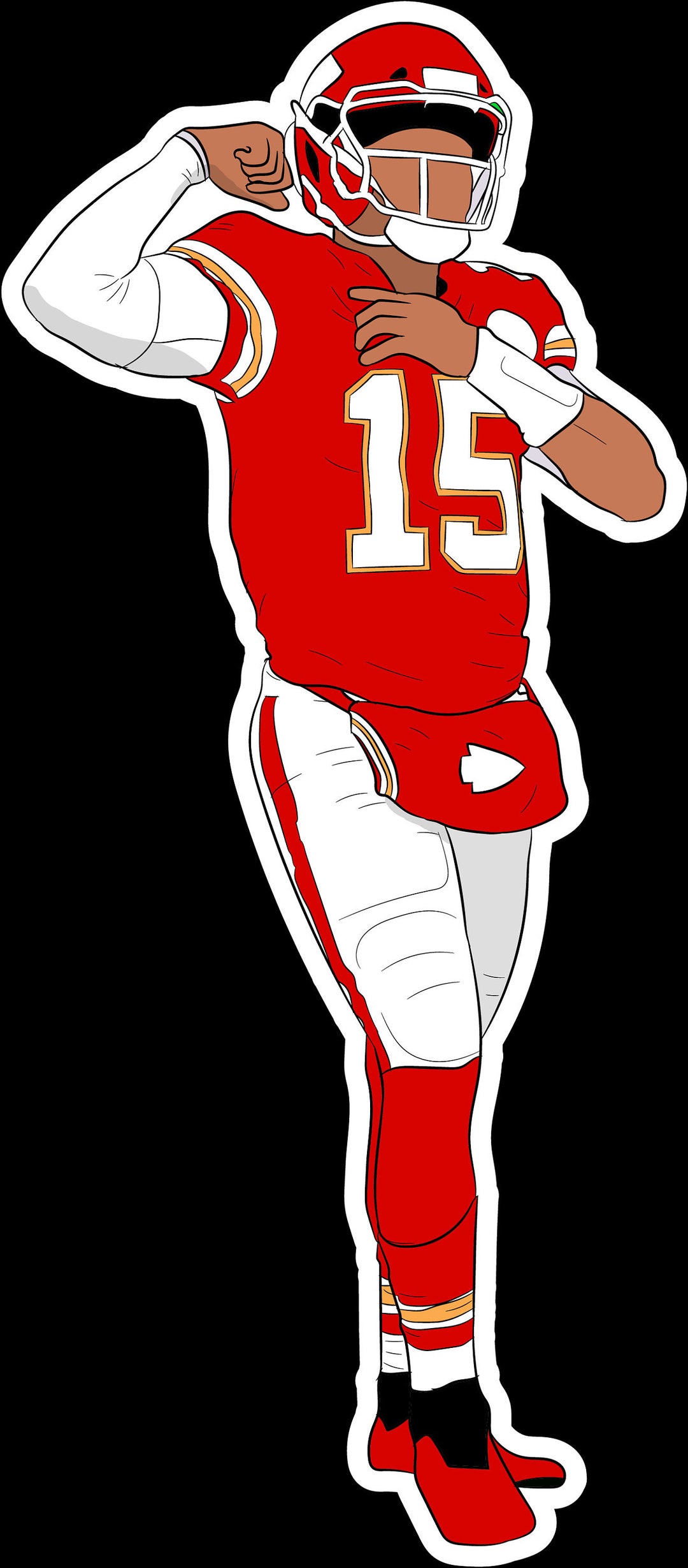 Chiefs player stickers