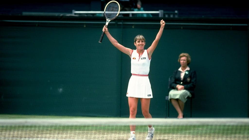 Chris Evert Wimbledon rivalry