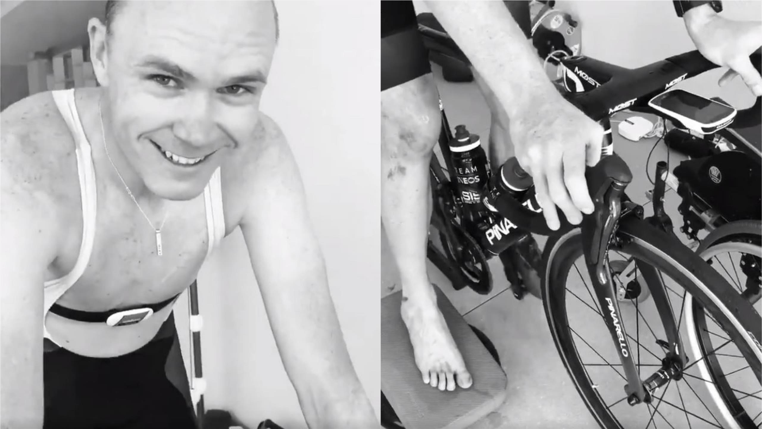 Chris Froome leg recovery