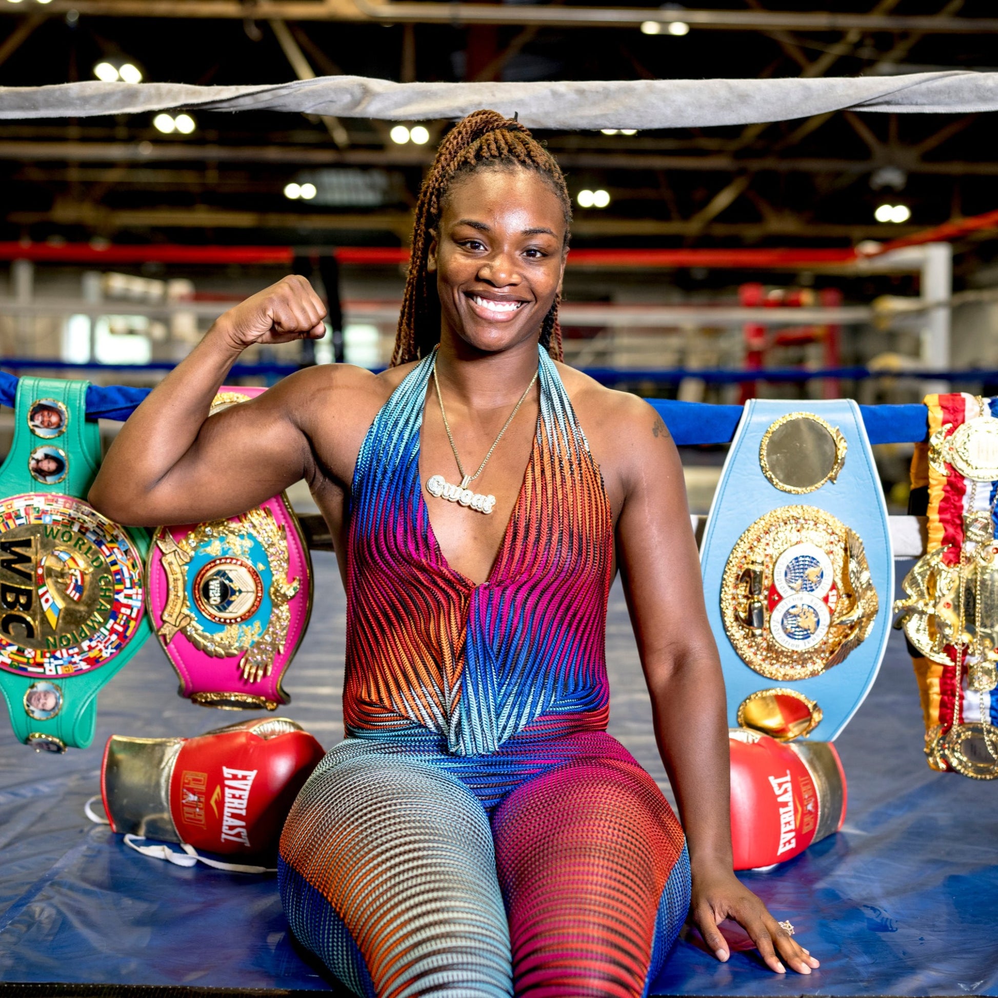 Claressa Shields training images