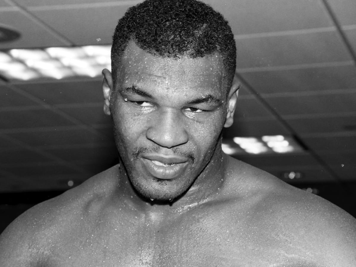 classic Mike Tyson poses.
