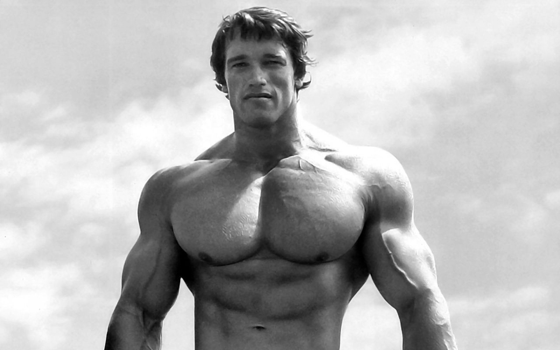 classic Schwarzenegger workout