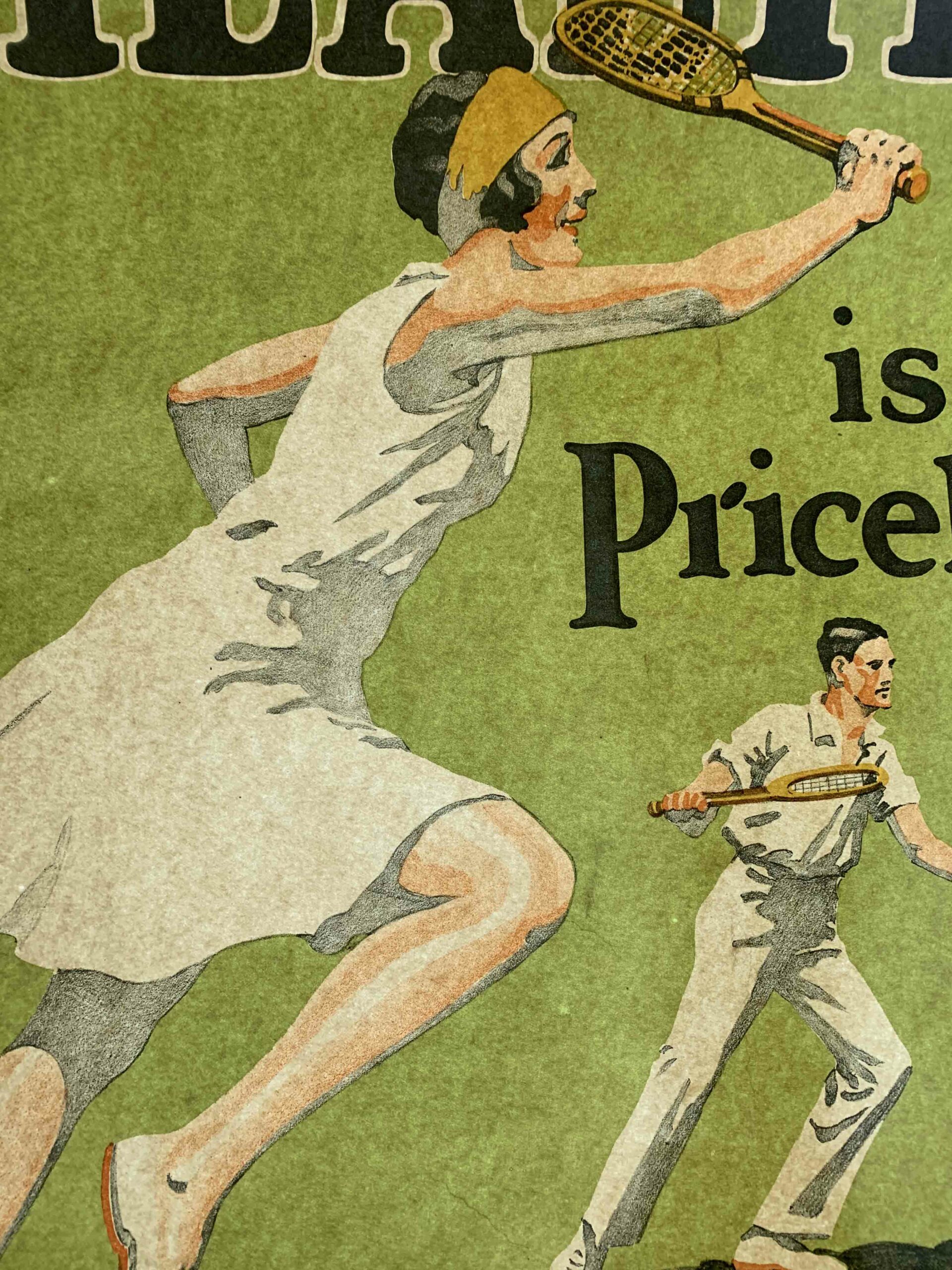 classic tennis wall art