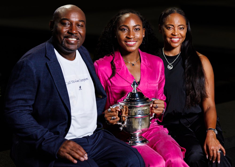 Coco Gauff and partner