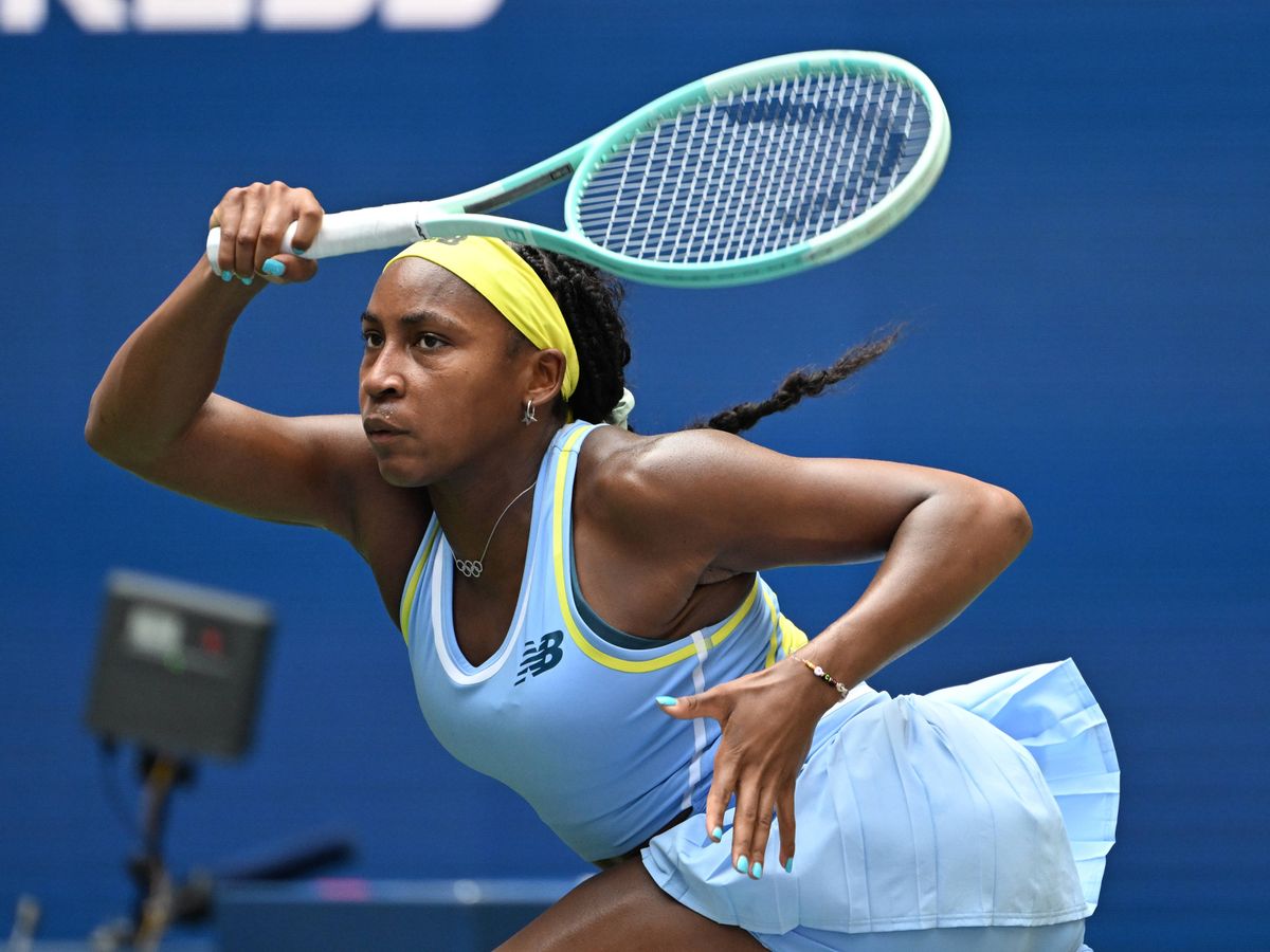 Coco Gauff forehand drills.