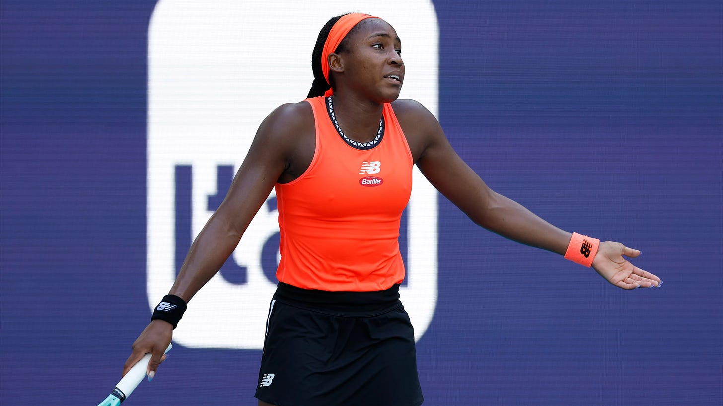 coco gauff forehand 0011