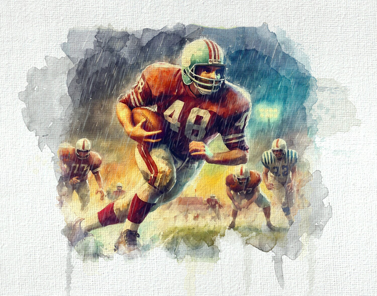 college football artwork