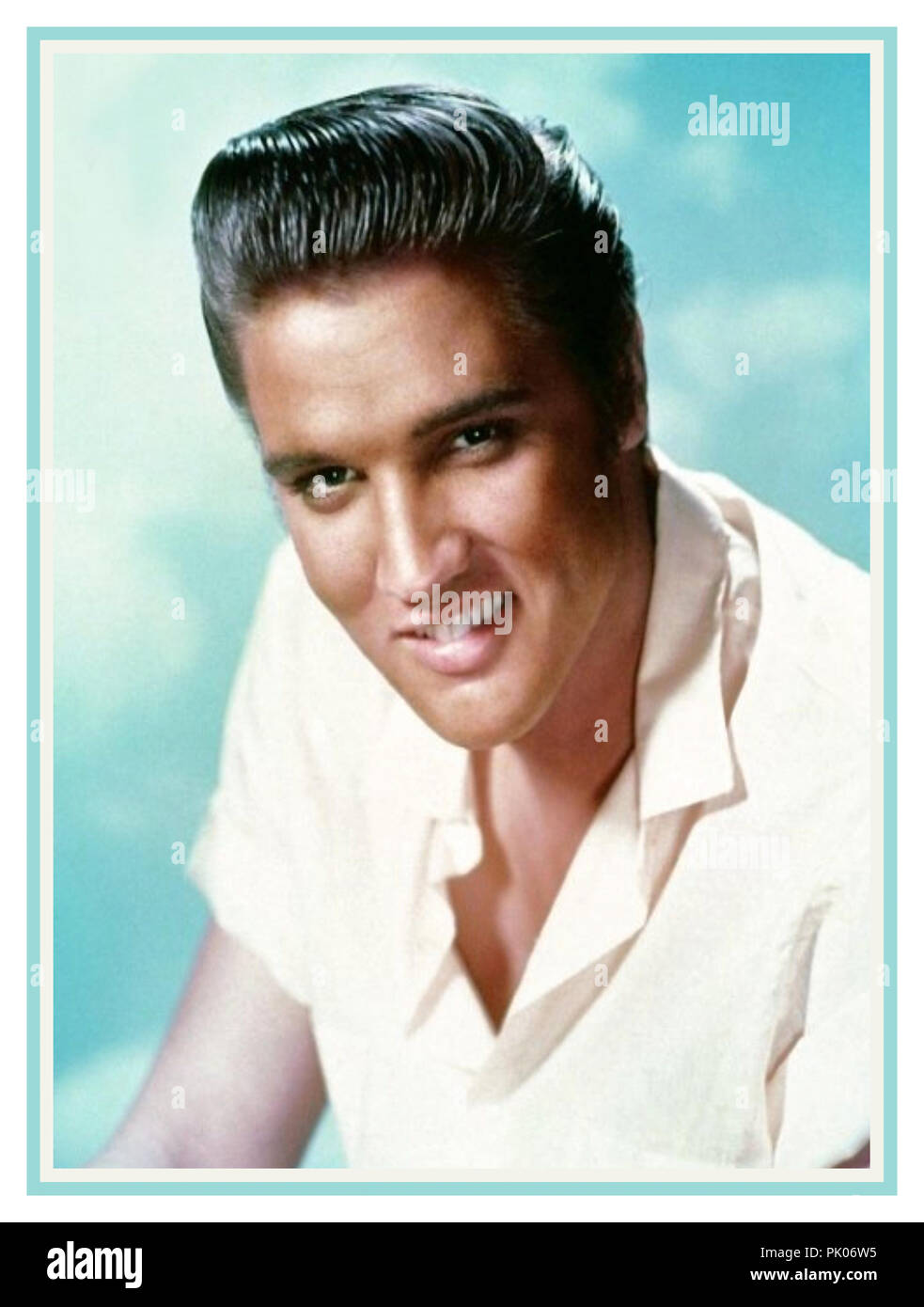 colorful Elvis memorabilia