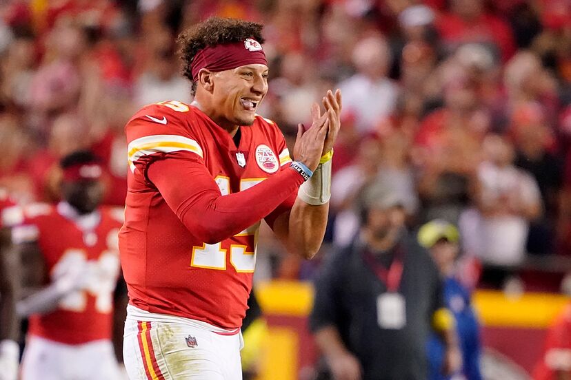 comical Mahomes snapshots