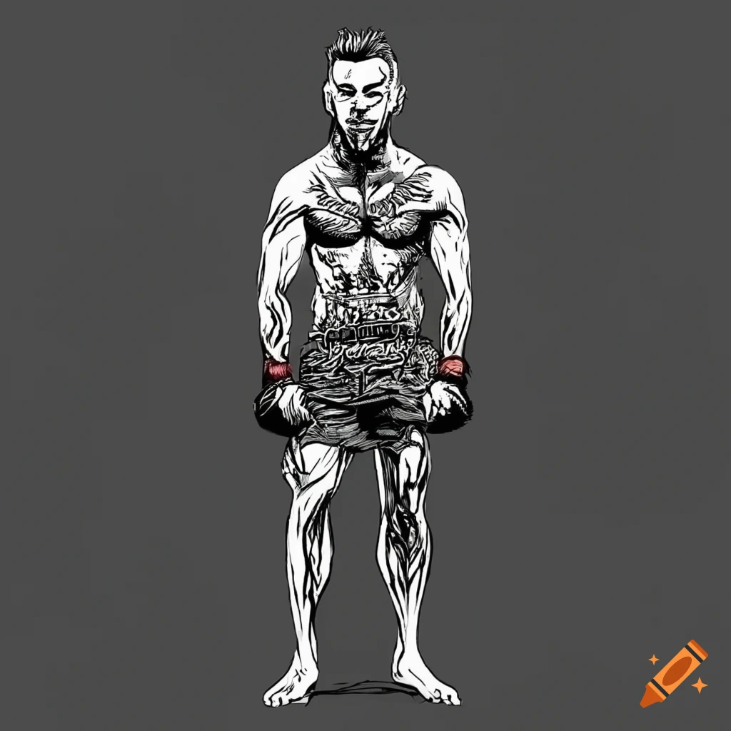 conor mcgregor black and white 0018
