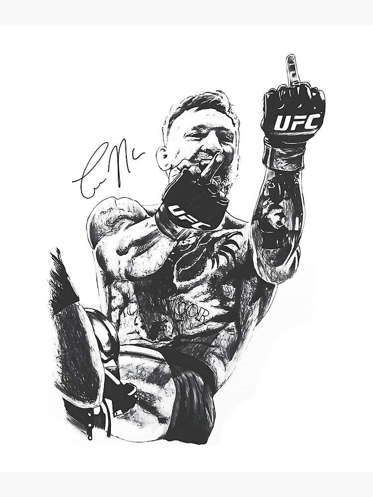 conor mcgregor black and white 0020