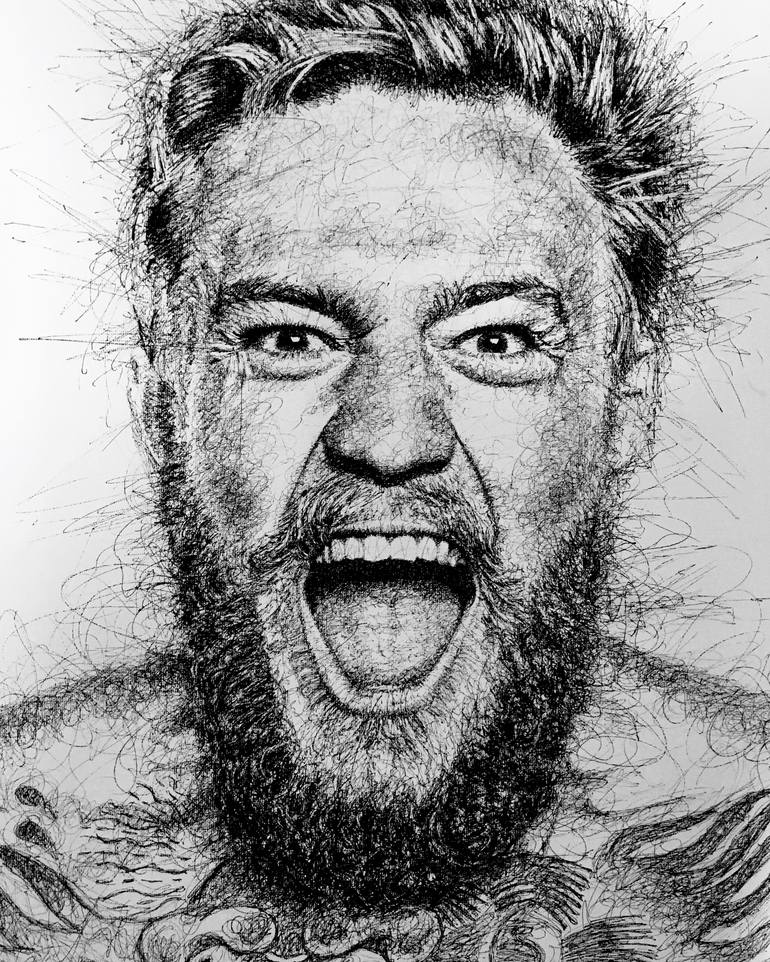 conor mcgregor black and white 0024