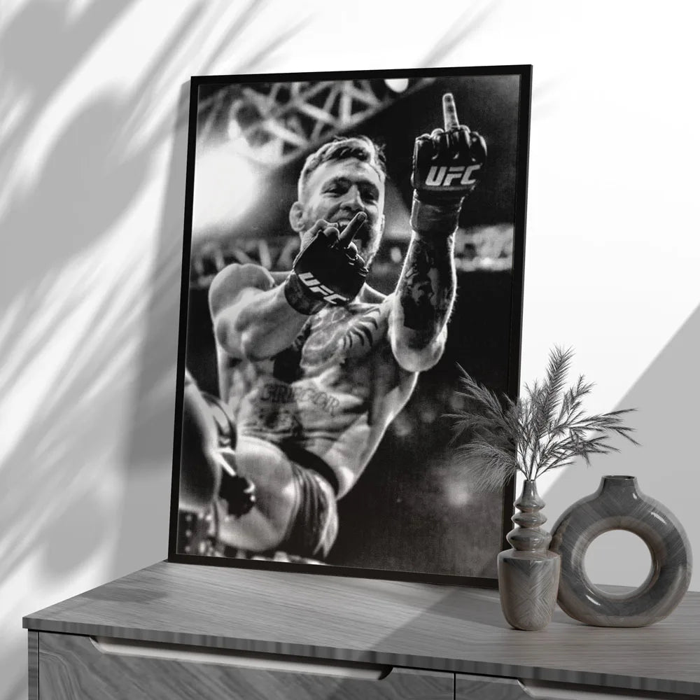 conor mcgregor black and white 0036